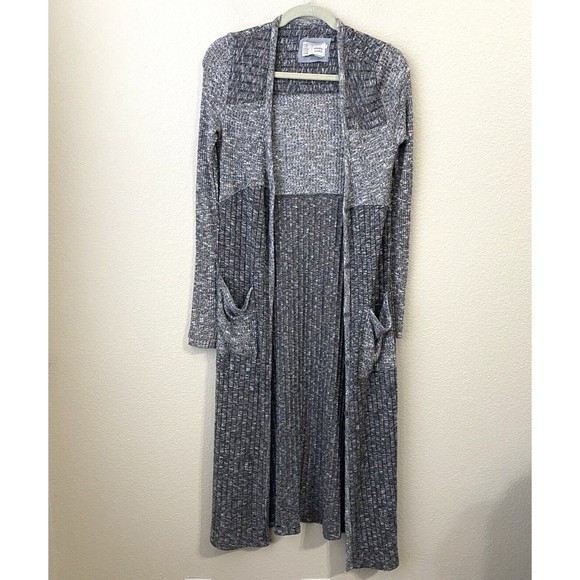 Anthropologie Saturday Sunday Cardigan Size S Semana Gray Duster OB512232 - Picture 1 of 8